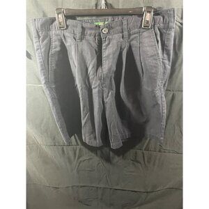 David Taylor Shorts Mens Size 36 Pleated Front Blue Khaki